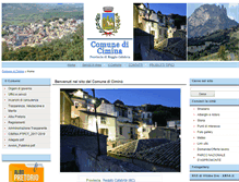 Tablet Screenshot of comune.cimina.rc.it
